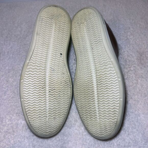 COLE HAAN Mens Grand Plus Crosscourt Brown Tan Leather Sneaker Size 9.5M C36924 - Picture 8 of 9